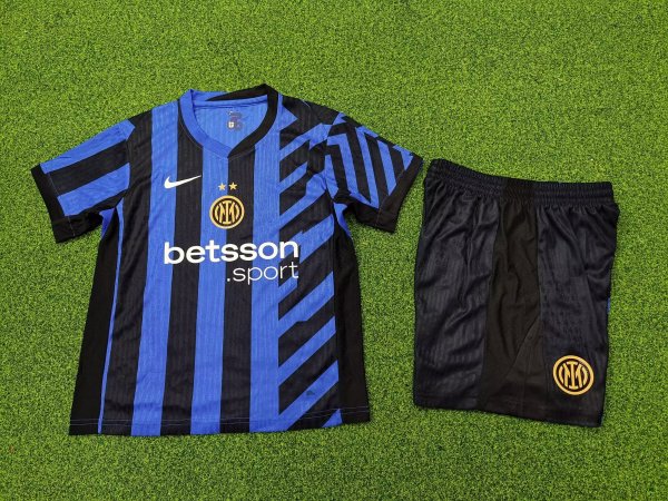 Inter Milan  Home  Kids player  1:1 Quality Soccer Jersey   24-25