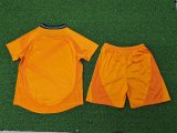 Real Madrid away kids player  1:1 Quality Soccer Jersey  24-25