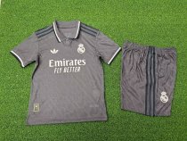 Real Madrid three away kids player  1:1 Quality Soccer Jersey  24-25