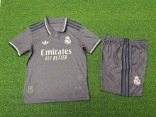 Real Madrid three away kids player  1:1 Quality Soccer Jersey  24-25