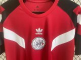 Ajax training Fans white  1:1 Quality Soccer Jersey   25-26