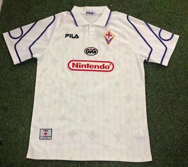 Retro Florence  away 1:1 Quality Soccer Jersey    1997-1998