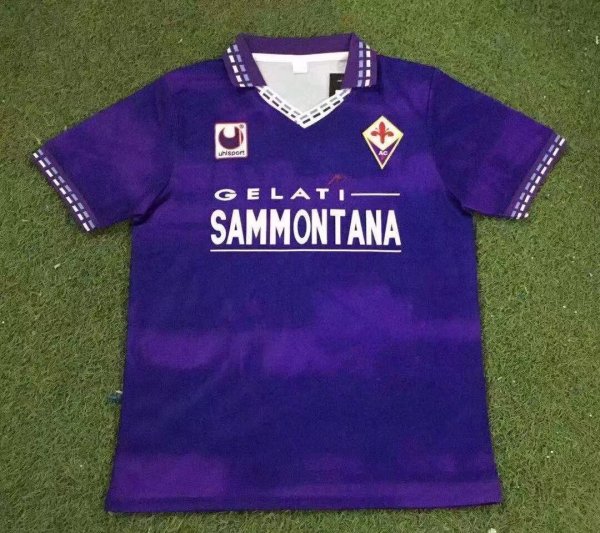 Retro Florence  home  1:1 Quality Soccer Jersey    1994-1995