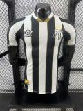 Santos away player 1:1 Quality Soccer Jersey   24-25