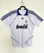 Retro Real Madrid Home  1:1 Quality Soccer Jersey    2007-2008
