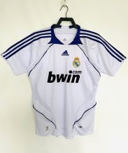 Retro Real Madrid Home  1:1 Quality Soccer Jersey    2007-2008