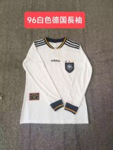 Retro Germany Home long  1:1 Quality Soccer Jersey  1996
