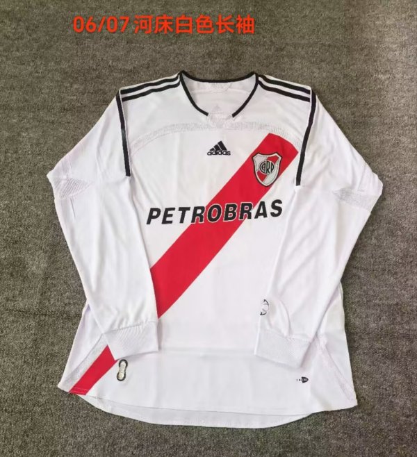 Retro River Plate  Home 1:1 Quality Soccer Jersey  2006-2007