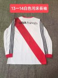 Retro River Plate  long  Home 1:1 Quality Soccer Jersey  2013-2014