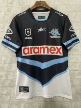shark Rugby jerseys  fans  away 1:1  2025