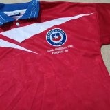 Retro Chile Home  Fans 1:1 Quality Soccer Jersey  1998