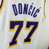 Los Angeles Lakers kids  white #77 DBNCIC NBA Jerseys  2023