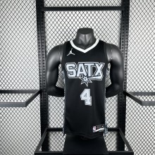 San Antonio Spurs jordan #4 FOX  NBA Jerseys  2023