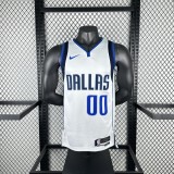 Mavericks  City #00 CHRISTE white NBA Jerseys  2025