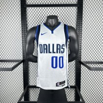 Mavericks  City #00 CHRISTE white NBA Jerseys  2025