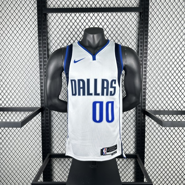 Mavericks  City #00 CHRISTE white NBA Jerseys  2025