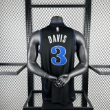 Mavericks  City Edition #3 DAVIS black NBA Jerseys  2024