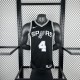 San Antonio Spurs black #4 FOX  NBA Jerseys  2025