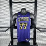 Los Angeles Lakers purple   #77 DONCIC   1:1 Quality NBA Jerseys  2021