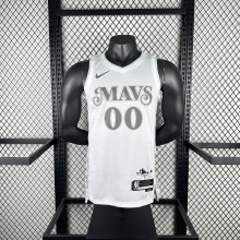 Mavericks  City Edition #00 CHRISTE white NBA Jerseys  2025