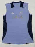 New Zealand vest  training fans Rugby jerseys 1:1  2025