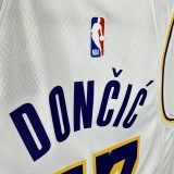 Los Angeles Lakers  #77 DONCIC  white NBA Jerseys  2023