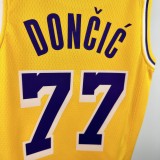Los Angeles Lakers  kids yollow #77 DBNCIC NBA Jerseys  2023