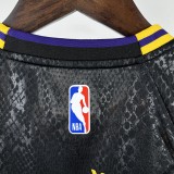 Los Angeles Lakers kids  snake's skin #77 DBNCIC NBA Jerseys  2023