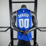 Mavericks #00 CHRISTE Blue NBA Jerseys  2025