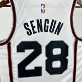 Houston Rockets  City Edition White #28 SENGUN 1:1 Quality NBA  Season Jerseys 2025