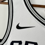 San Antonio Spurs white #4 FOX  NBA Jerseys  2025