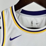 Los Angeles Lakers kids  white #77 DBNCIC NBA Jerseys  2023