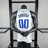 Mavericks  City #00 CHRISTE white NBA Jerseys  2025