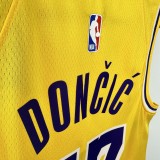 Los Angeles Lakers yollow    #77 DONCIC  1:1 Quality NBA Jerseys  2023