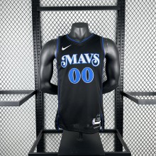 Mavericks  City Edition #00 CHRISTE black NBA Jerseys  2024