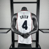 Houston Rockets  City Edition White #4 GREEN 1:1 Quality NBA  Season Jerseys 2025