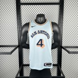 Spurs City Edition  #4 FOX NBA Jerseys  2025