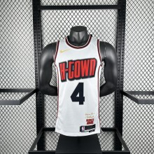 Houston Rockets  City Edition White #4 GREEN 1:1 Quality NBA  Season Jerseys 2025