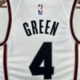 Houston Rockets  City Edition White #4 GREEN 1:1 Quality NBA  Season Jerseys 2025