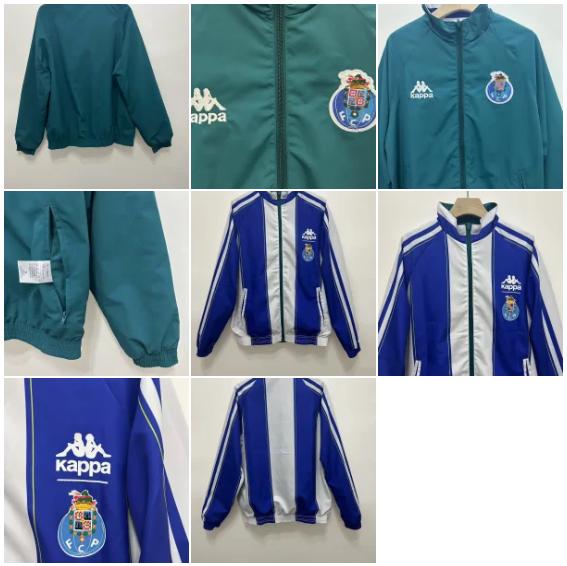 porto Retro  two-sided  Windbreaker 1998