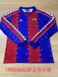 Retro Barcelona Home long  1:1 Quality Soccer Jersey   1992-1995