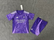 Orlando City  Home  kids  1:1 Quality Soccer Jersey   245-26