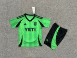 Austin FC Home kids  1:1 Quality Soccer Jersey   25-26