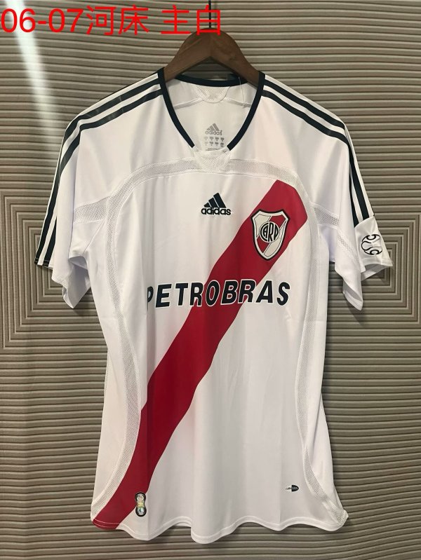 Retro River Plate  Home 1:1 Quality Soccer Jersey  2006-2007