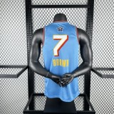 ALL STAR baby blue #7 BROWN NBA  Jerseys  2025
