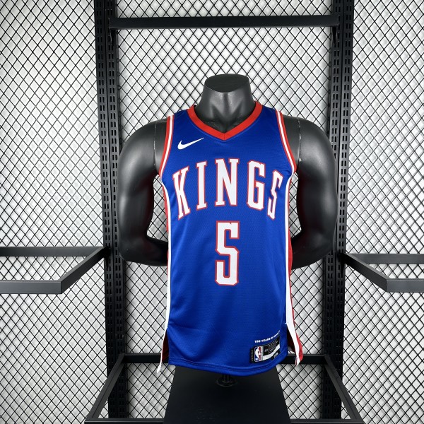 Sacramento Kings City Edition #5 FOX NBA Jerseys  2025