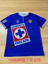Retro Cruz Azul  home 1:1 Quality Soccer Jersey   1998-1999