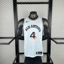 San Antonio Spurs  City Edition #4 FOX NBA Jerseys  2025