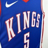 Sacramento Kings City Edition #5 FOX NBA Jerseys  2025