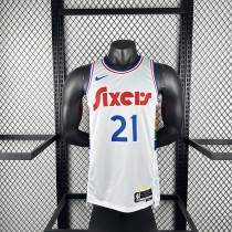 Philadelphia 76ers   City Edition #21 EMBIID  NBA Jerseys  2025